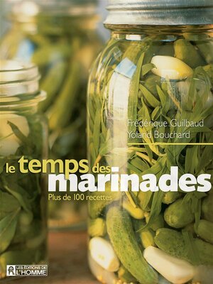 cover image of Le temps des marinades